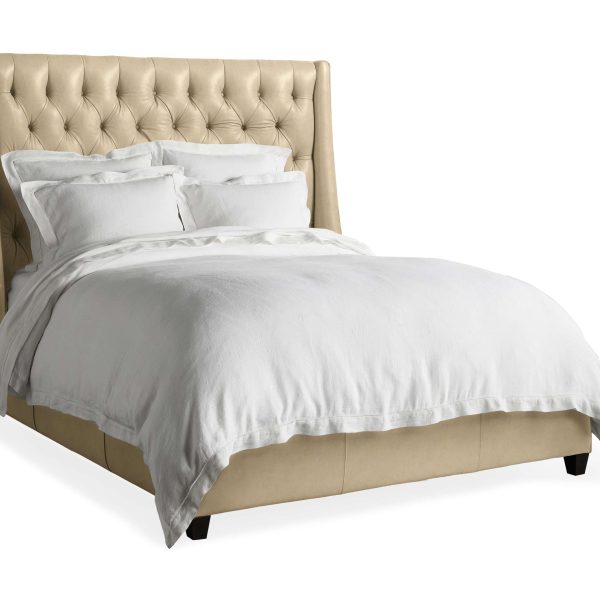 Devereaux Leather Tufted Bed